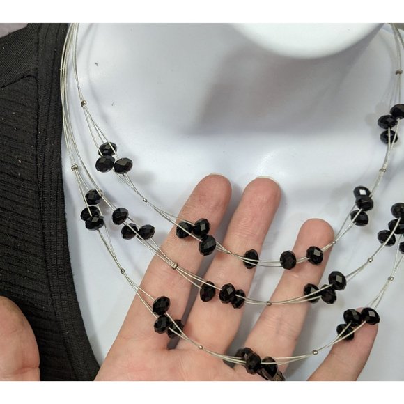 Gothic Celestial Cluster Necklace - Picture 5 of 6